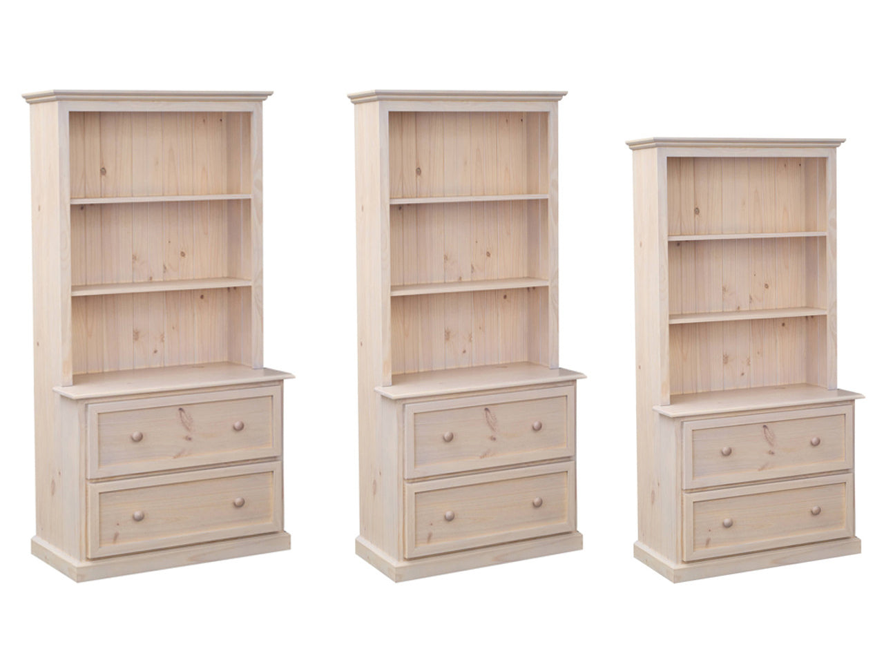 COMBO BOOKCASES (BOOKCASE + STORAGE)