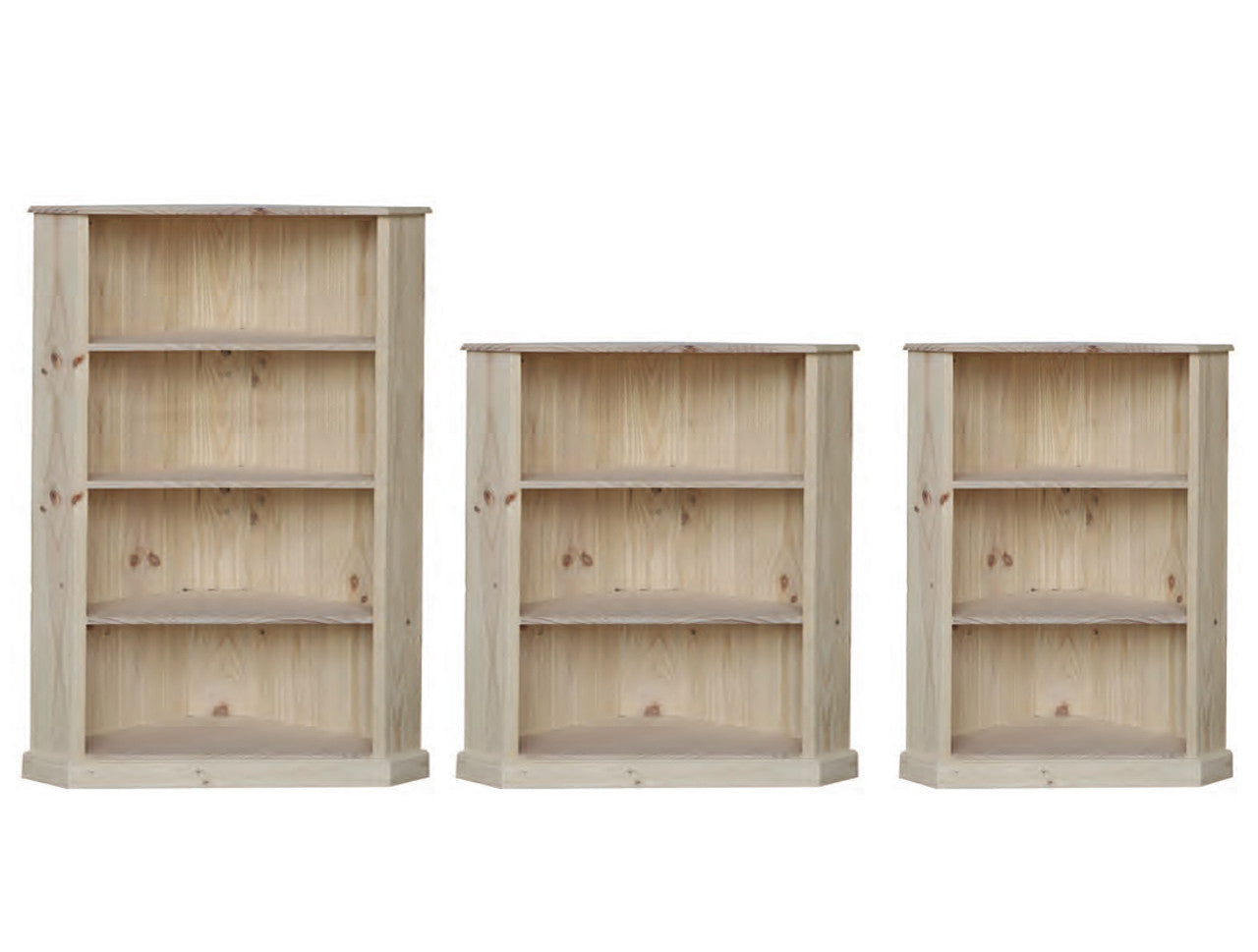 CORNER BOOKCASES