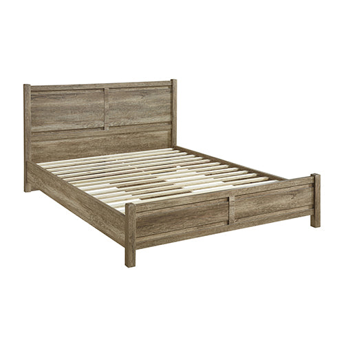 DOUBLE VAUGHAN PANEL BED - OAK