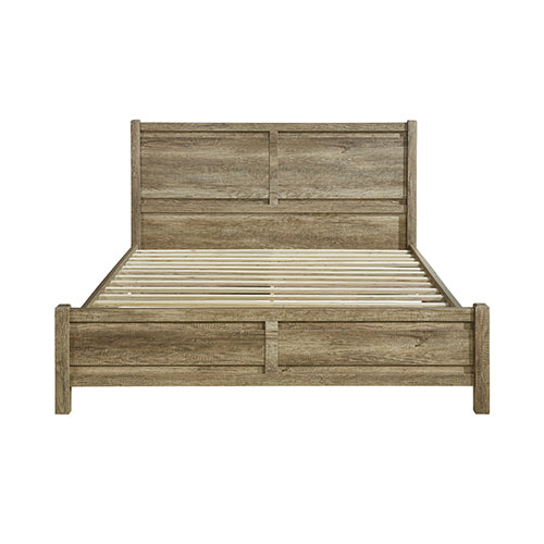 DOUBLE VAUGHAN PANEL BED - OAK