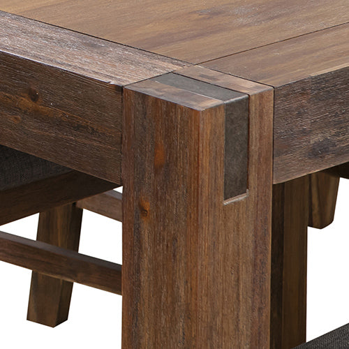 ENDLICHERI DINING TABLE ONLY - 1800(W) x 950(D) - CHOCOLATE