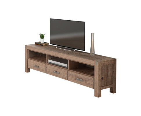NOWRA 3 DRAWER TV ENTERTAINMENT UNIT - CLASSIC OAK