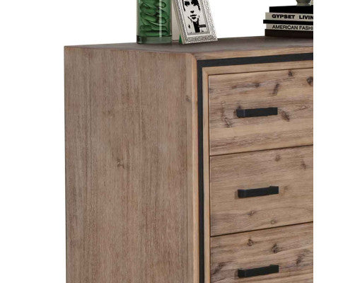 JAYCE 5 DRAWER TALLBOY - AS PICTURED
