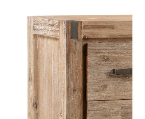 JARVAN 4 DRAWER TALLBOY - CLASSIC OAK
