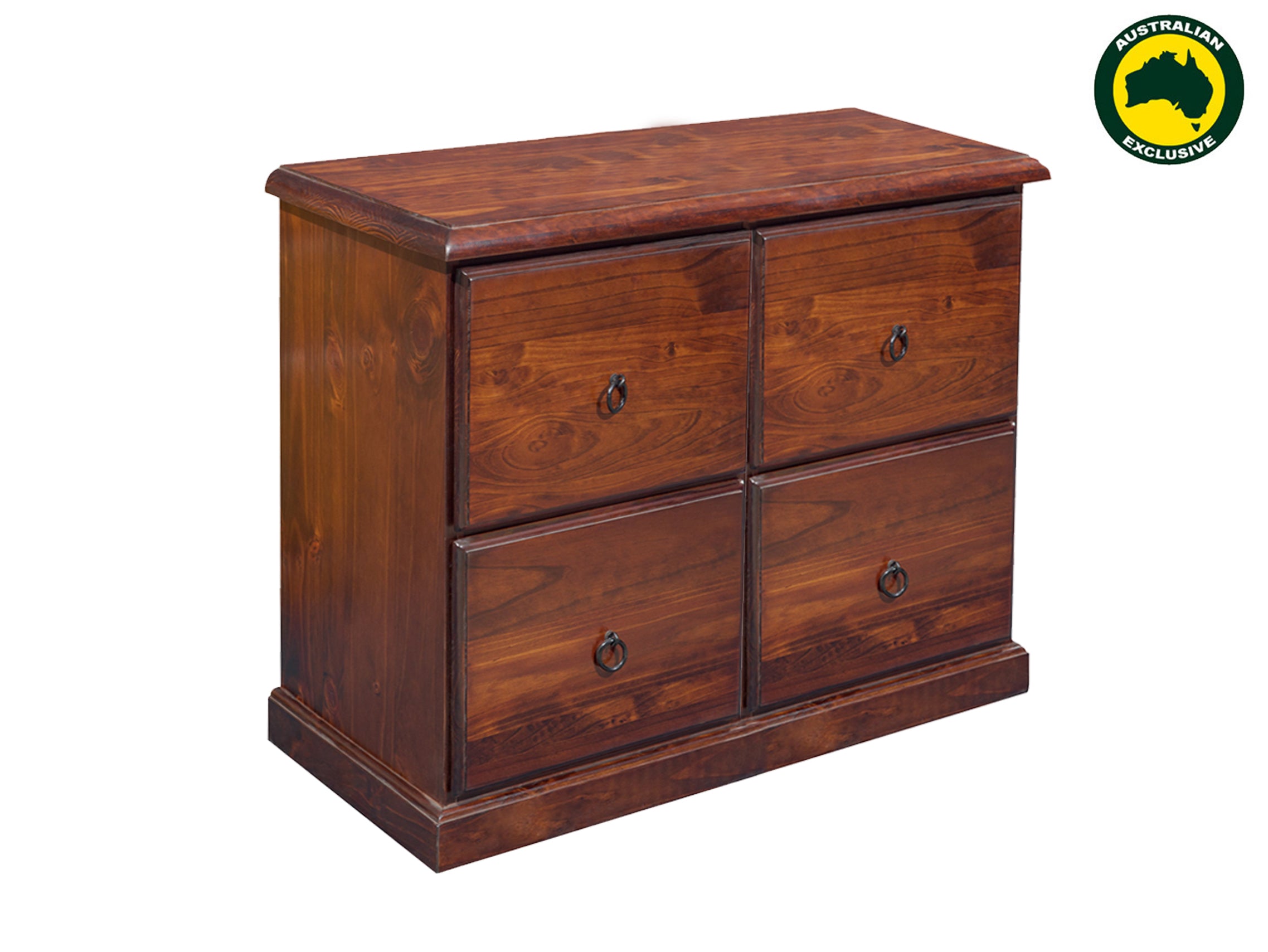 NOOSA (AUSSIE MADE) FILING CABINET COLLECTION - ASSORTED STAINED COLOURS - STARTING FROM $1199