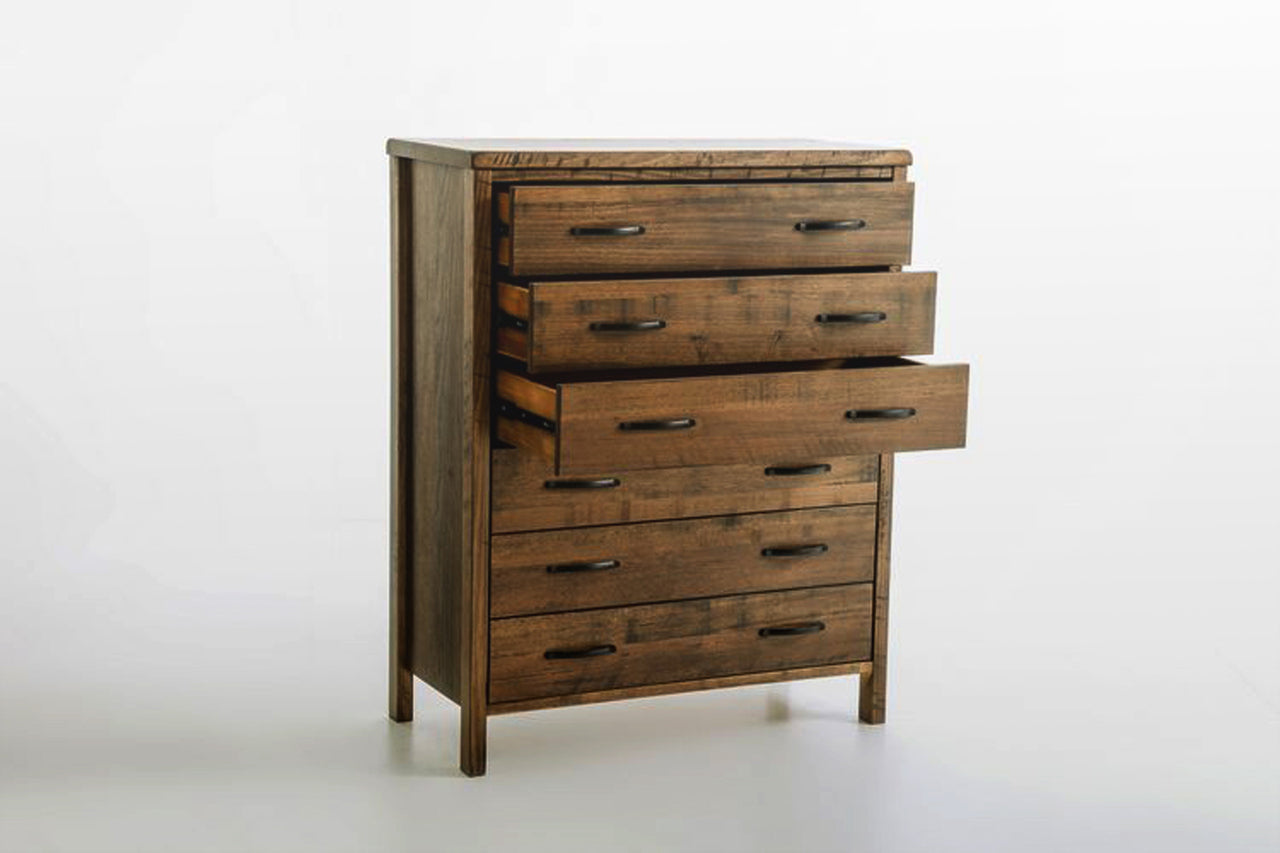 NEW YORK (289) TALLBOY - 1260(H) X 1010(W) -RUSTIC ASH