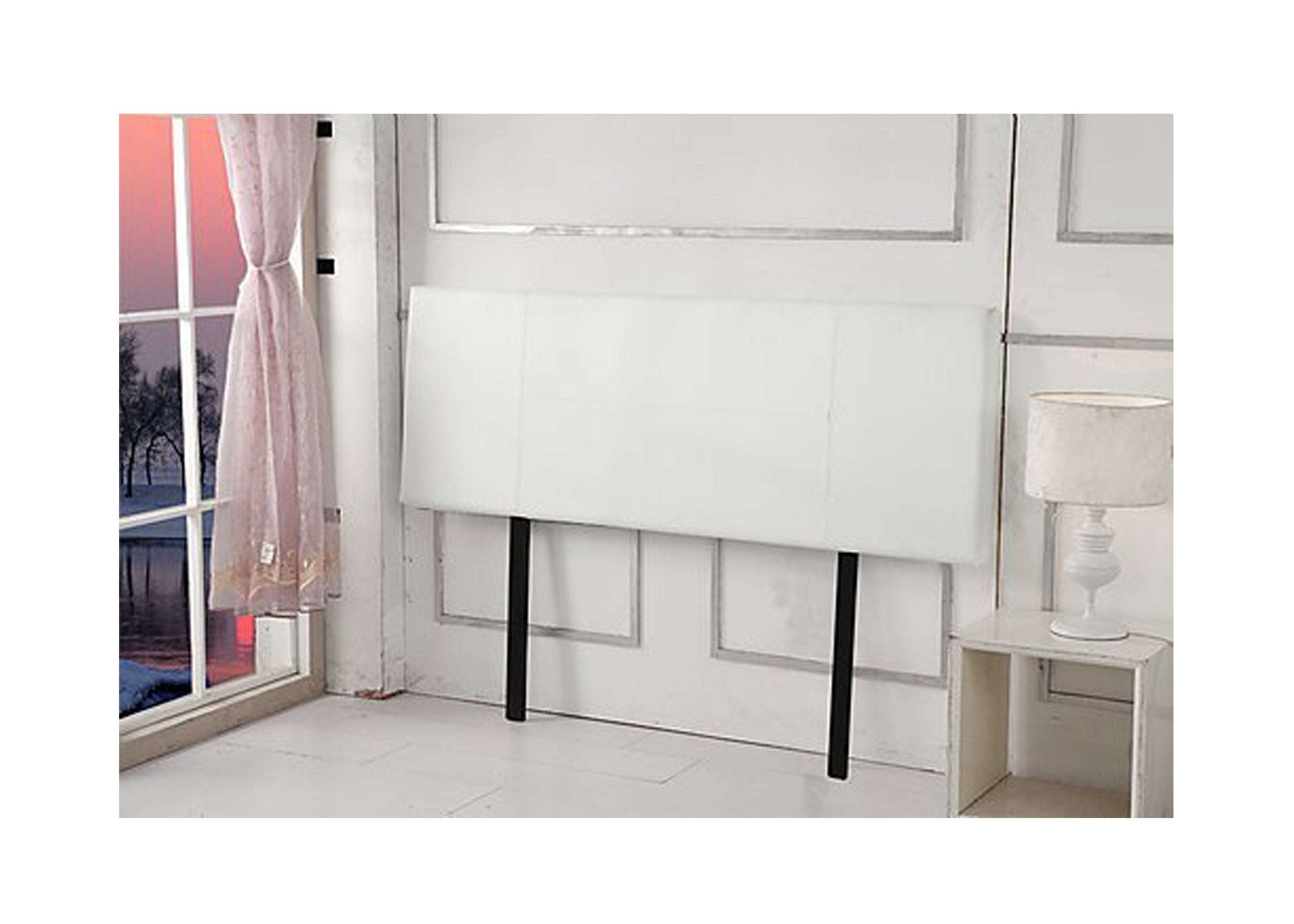  DOUBLE LEATHERETTE BEDHEAD (ING-HB-04/05/06)  -  BROWN, BLACK OR WHITE