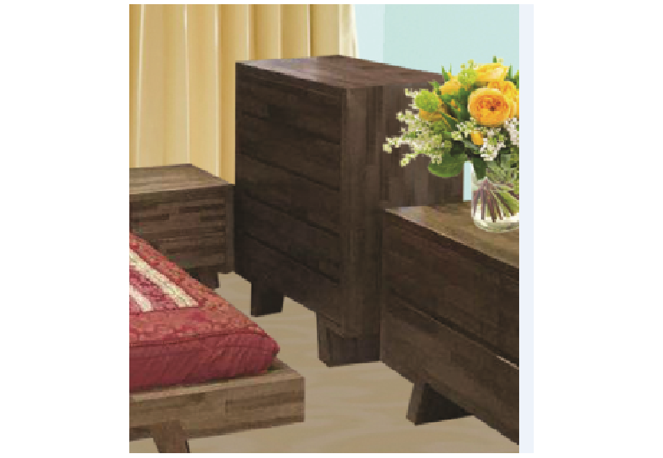 SUSAN (AUSSIE MADE) 5 DRAWER TALLBOY CHEST - TASSIE OAK COMBINATION - ASSORTED COLOURS