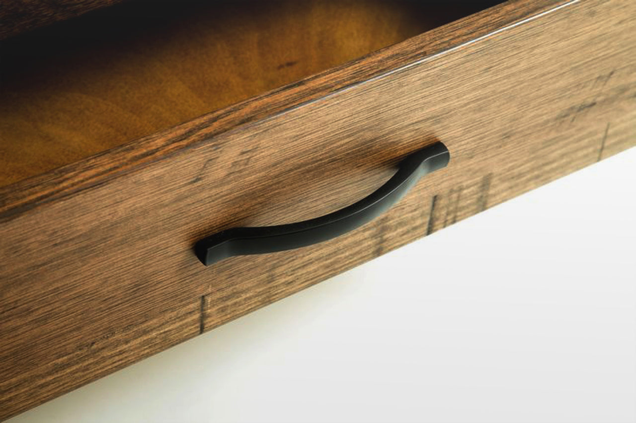NEW YORK (289) BEDSIDE - RUSTIC ASH 