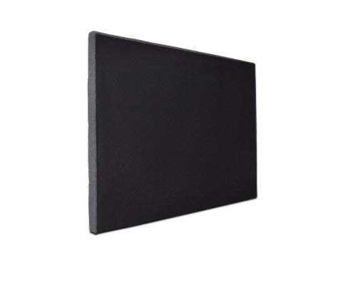 UNLA  QUEEN FABRIC BEDHEAD ONLY - DARK GREY