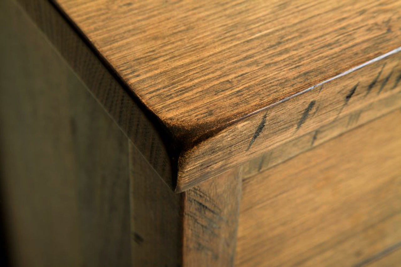 NEW YORK (289) TALLBOY - 1260(H) X 1010(W) -RUSTIC ASH