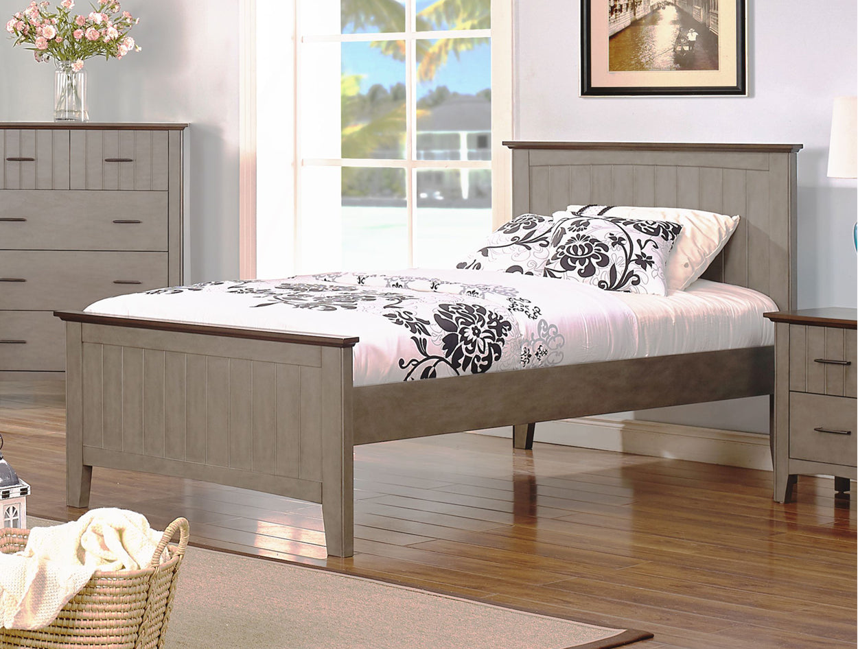 SINGLE BONAVICH (5204) / COOPER TIMBER VENEER BED - AS PICTURED - 1 ONLY ONLINE SPECIAL - READY TO GO