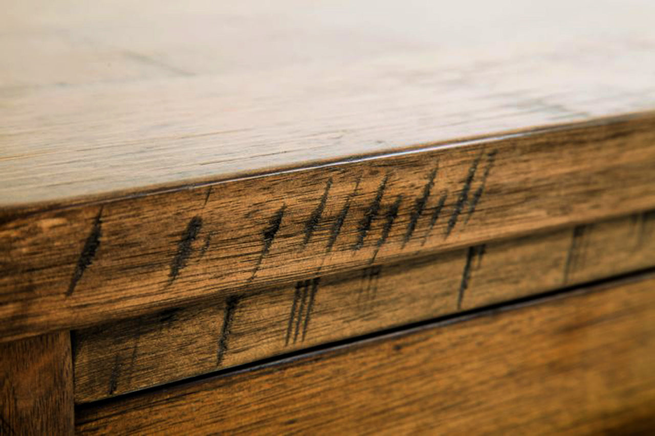 NEW YORK (289) BEDSIDE - RUSTIC ASH 
