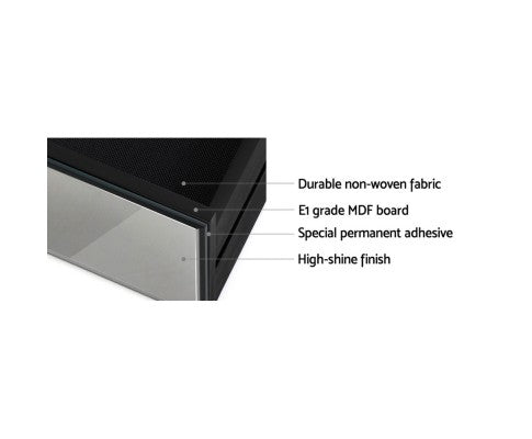 AVANT 3 DRAWER SKINNY MIRRORED BEDSIDE TABLE - SILVER CLEAR OR SMOKEY GREY