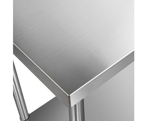  SMITH 430 STAINLESS STEEL KITCHEN/ WORK BENCH TABLE - 890(H) x 1219(L) x 610(D) - STAINLESS