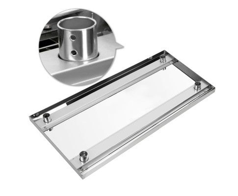  SMITH 430 STAINLESS STEEL KITCHEN/ WORK BENCH TABLE - 890(H) x 1219(L) x 610(D) - STAINLESS