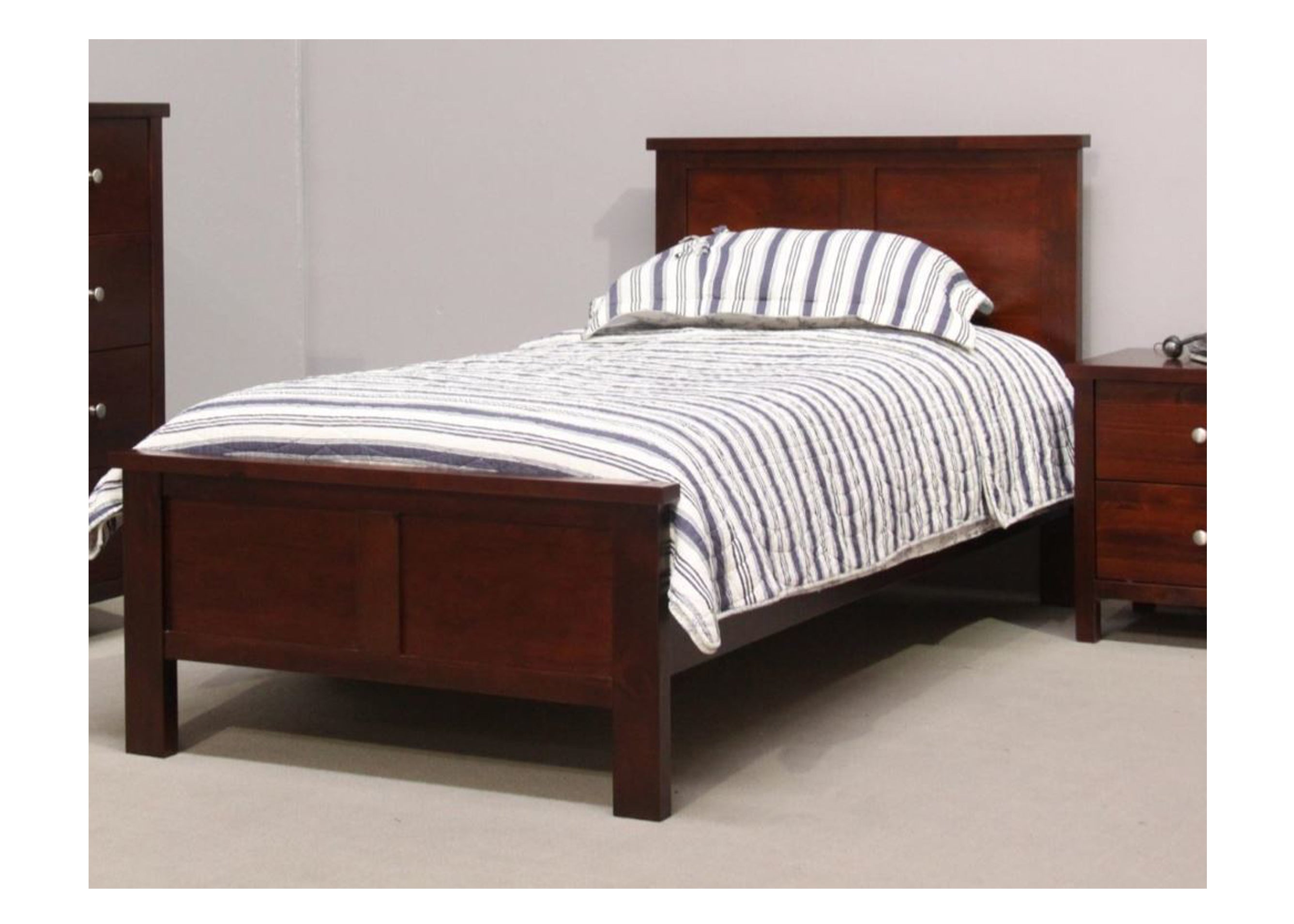 SINGLE THERON PANEL BED - (MODEL:2-9-12-12-29) - AS PICTURED