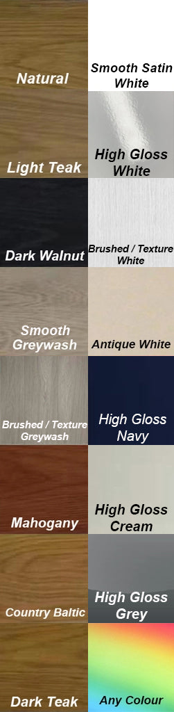 PARISIENNA (CUSTOM MADE) BEDSIDE TABLE - ASSORTED COLOURS 
