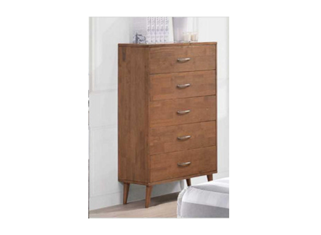 AMINA KING 4 PIECE TALLBOY BEDROOM SUITE - (14-15-15-19-1) - 2 TONE 