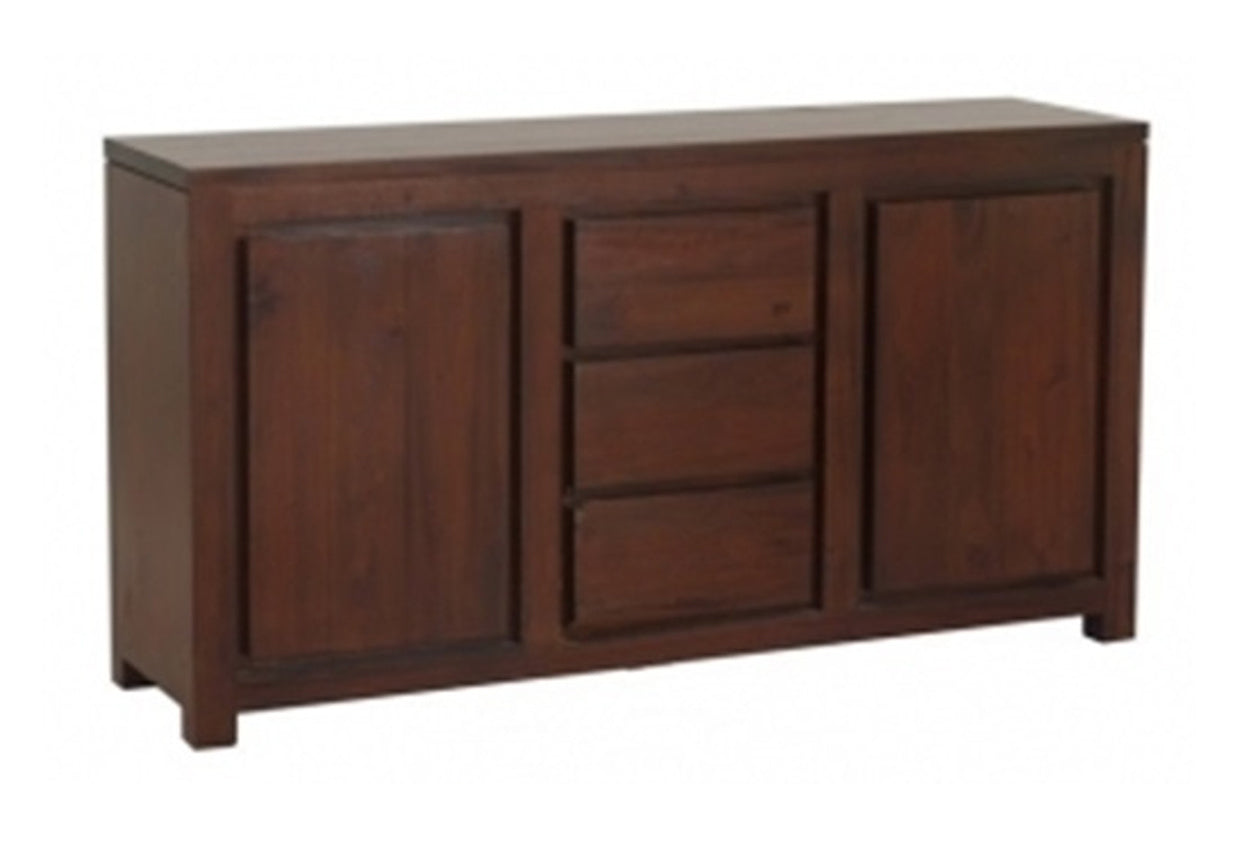 AMSTERDAM  2 DOOR 3 DRAWER BUFFET (SB 203 TA)  - 800(H) X 1500(W)  - MAHOGANY OR CHOCOLATE