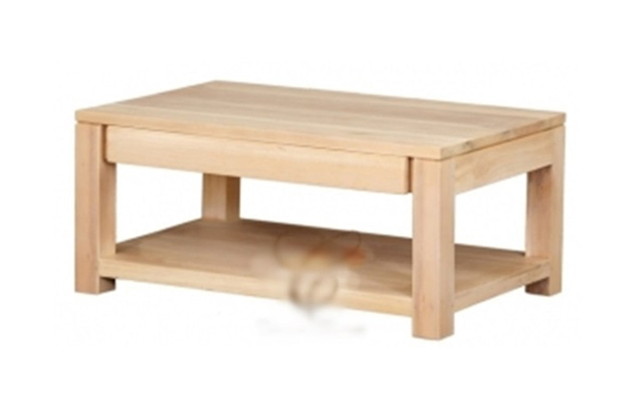 AMSTERDAM  2 DRAWER COFFEE TABLE (CT 002 TA) -  900(W) X 600(D) -WASHED