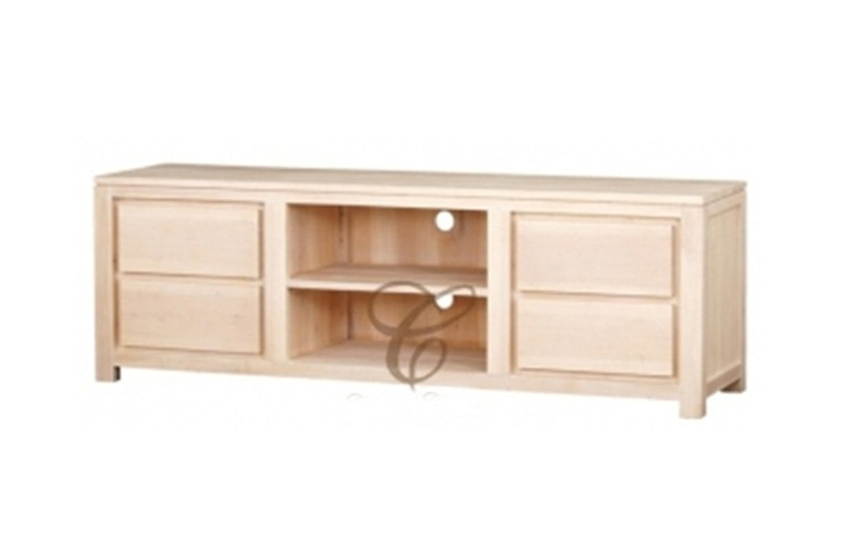 AMSTERDAM ( SB 004 TA )  4 DRAWER ENTERTAINMENT UNIT - 560(H) x 1700(W)  - WASHED