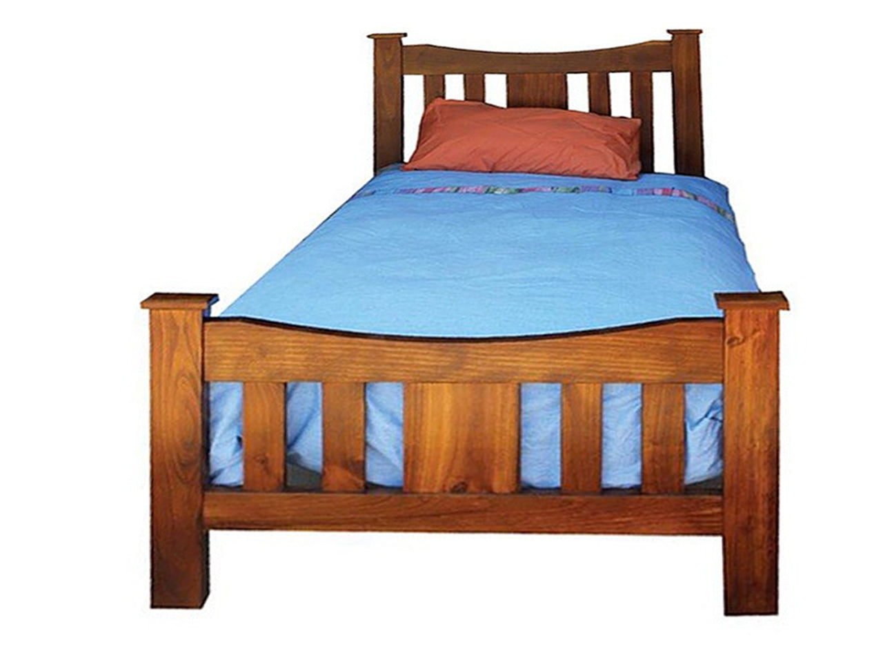 KING SINGLE ALBURY (AUSSIE MADE) BED - ASSORTED COLOURS