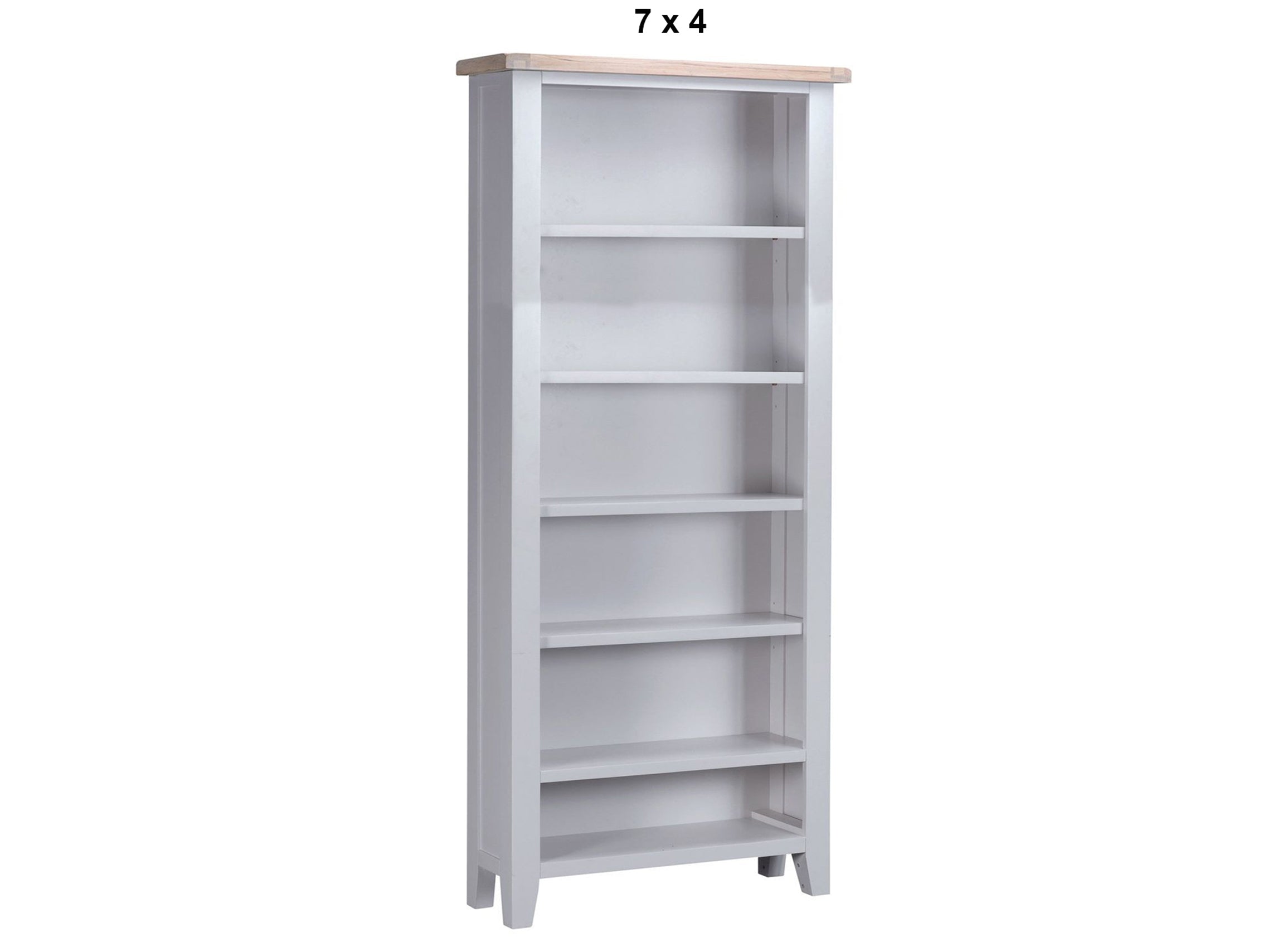ARBETTA (AUSSIE MADE) HIGHLINE BOOKCASE COLLECTION - 2 TONE - (TASSIE OAK COMBINATION TOP / ASSORTED PAINTED COLOURS CARCASS) - STARTING FROM $949