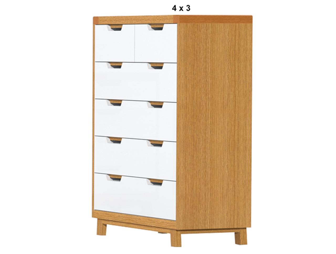 AVALON (AUSSIE MADE) 6 DRAWER TALLBOY COLLECTION - TASSIE OAK / CUSTOM-WOOD COMBINATION - ASSORTED STAINED / PAINTED COLOURS - STARTING FROM $1699