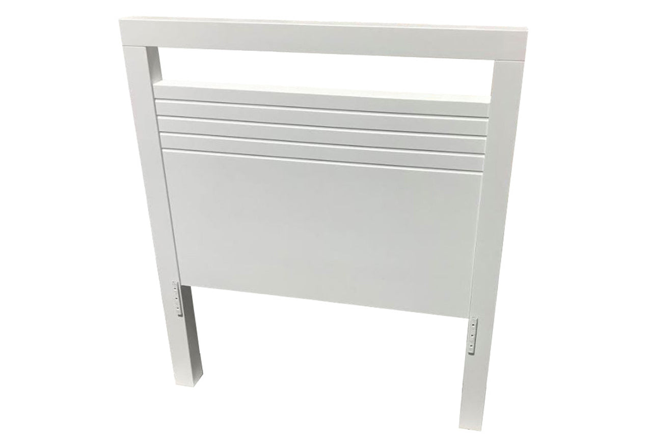  BEV (AUSSIE MADE) SINGLE BEDHEAD ONLY  - WHITE, ANTIQUE WHITE OR WHITEWASH