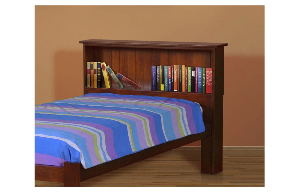 SINGLE BOOKEND BEDHEAD (AUSSIE MADE) - 1200(H) - WHITE OR ANTIQUE WHITE (NOT AS PICTURED)