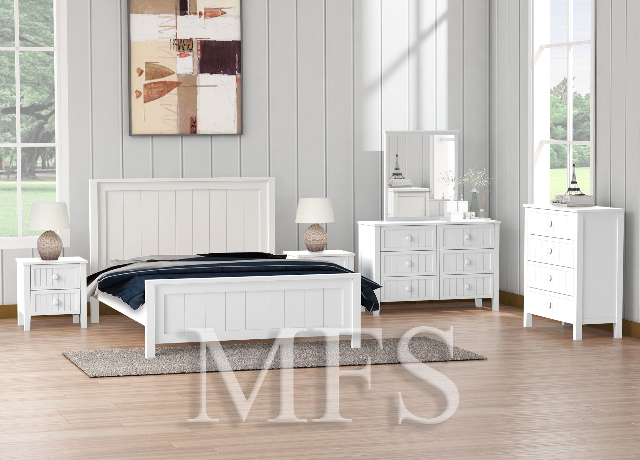 KING SINGLE BARRINGTON (CUSTOM MADE) BED - ASSORTED COLOURS