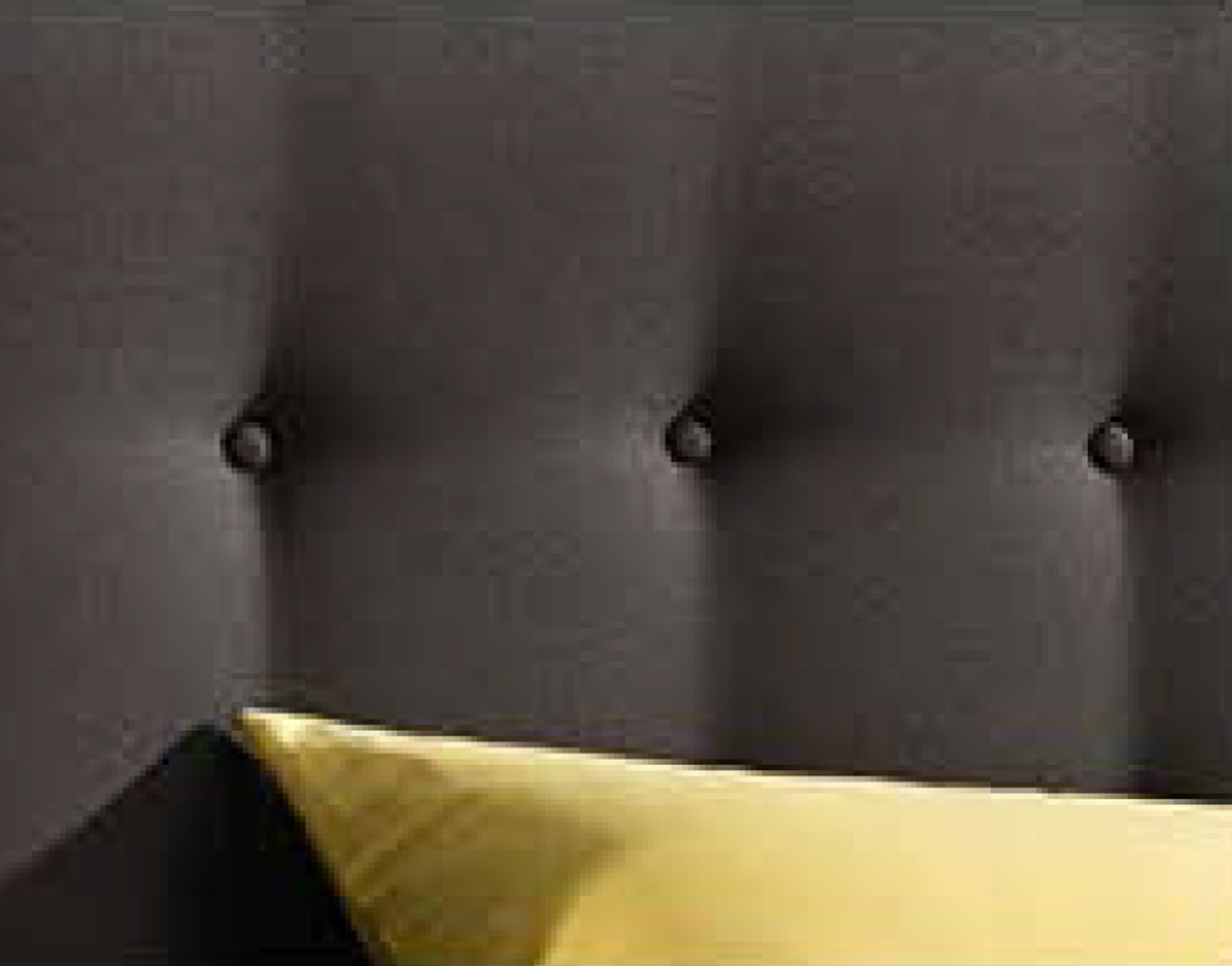 KING SINGLE BAKERSFIELD LEATHERETTE / LINEN / VELVET BED  - ASSORTED COLORS AVAILABLE 