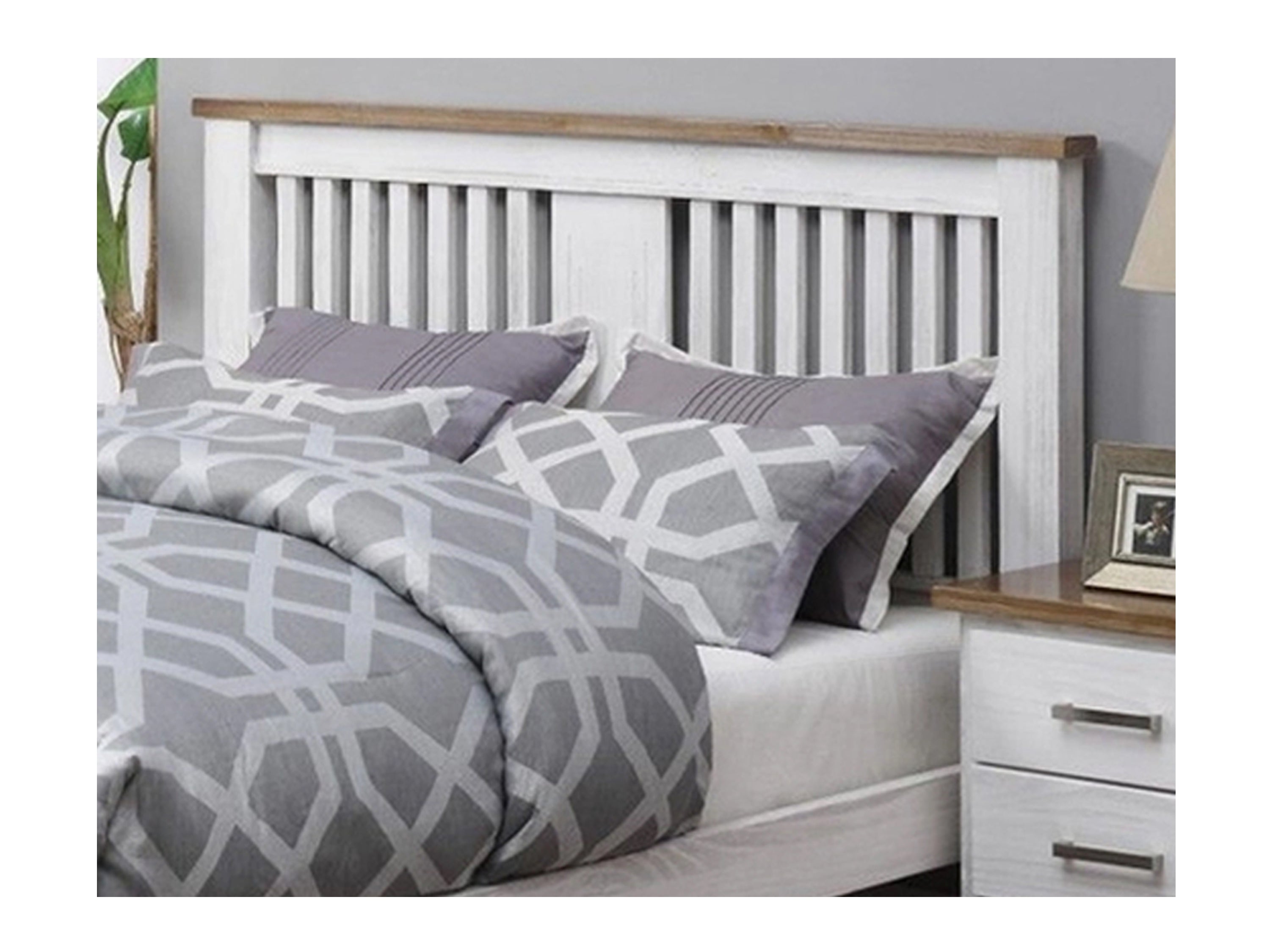 QUEEN BRADENTON BEDHEAD (CUSTOM MADE) ONLY - ASSORTED COLOURS