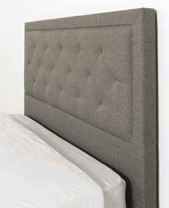 ROELAND QUEEN BEDHEAD (MODEL 2-12-1-24-12-1-14-4) - LIGHT GREY