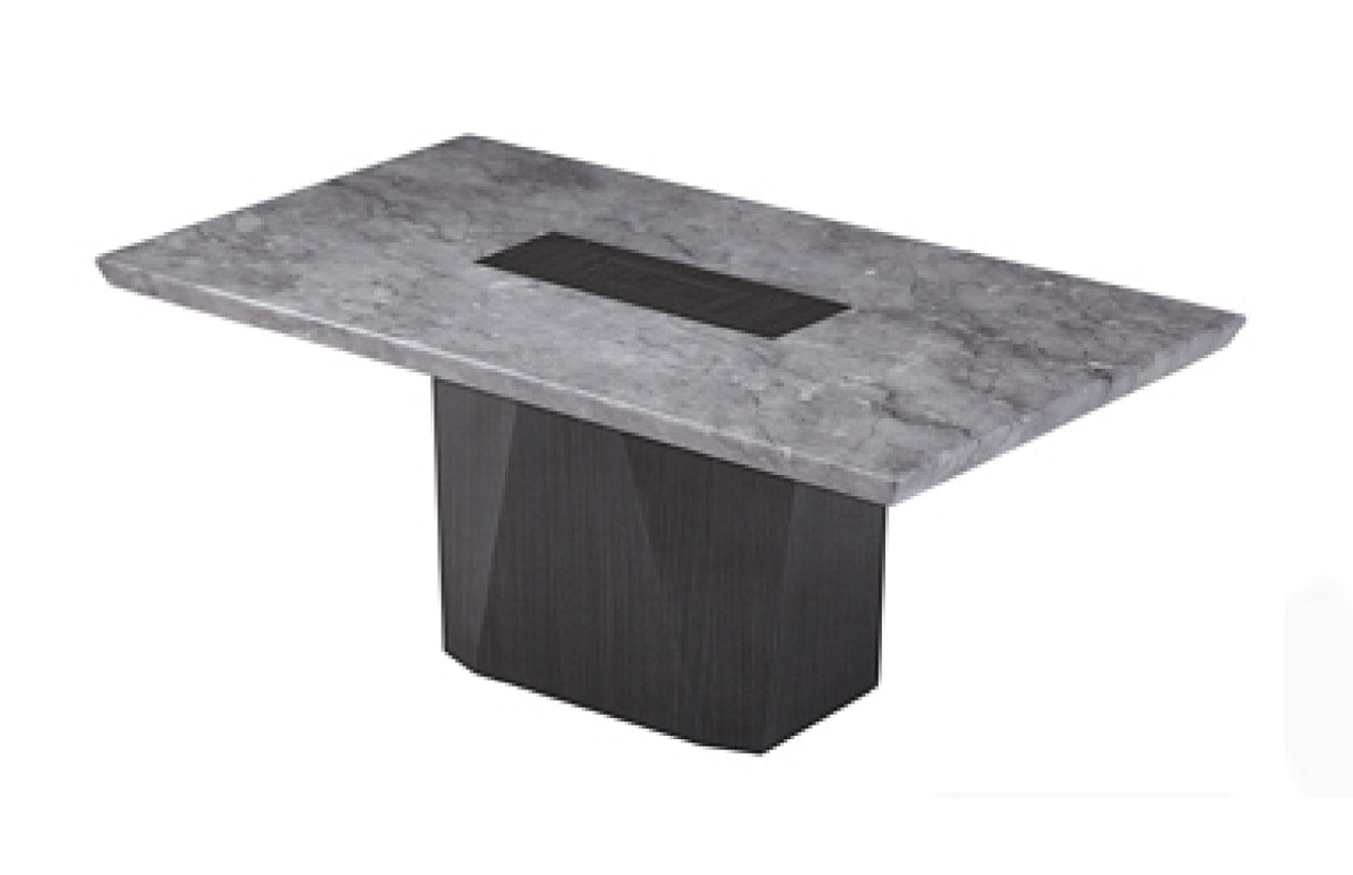 CAPE (9003) MARBLE COFFEE TABLE - 1250(L) x 1250(W) x 700(D) - (MODEL-12-25-15-14) - GREY