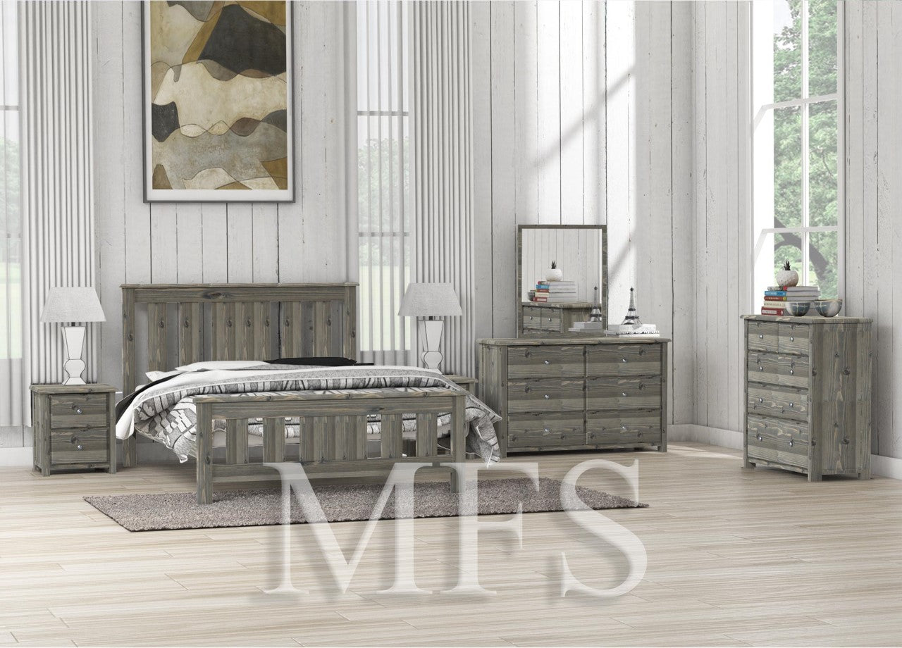 KING CASEY (CUSTOM MADE) 3 PIECE (BEDSIDE) BEDROOM SUITE - ASSORTED COLOURS