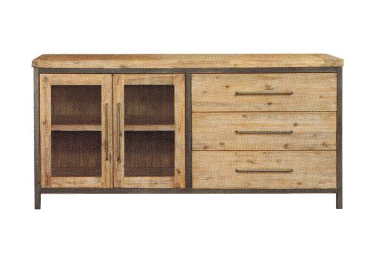 CEMBER 2 DOORS / 3 DRAWERS BUFFET ( 16-15-18-20-12-1-14-4) -  800(H) X 1640(W)  - WALNUT
