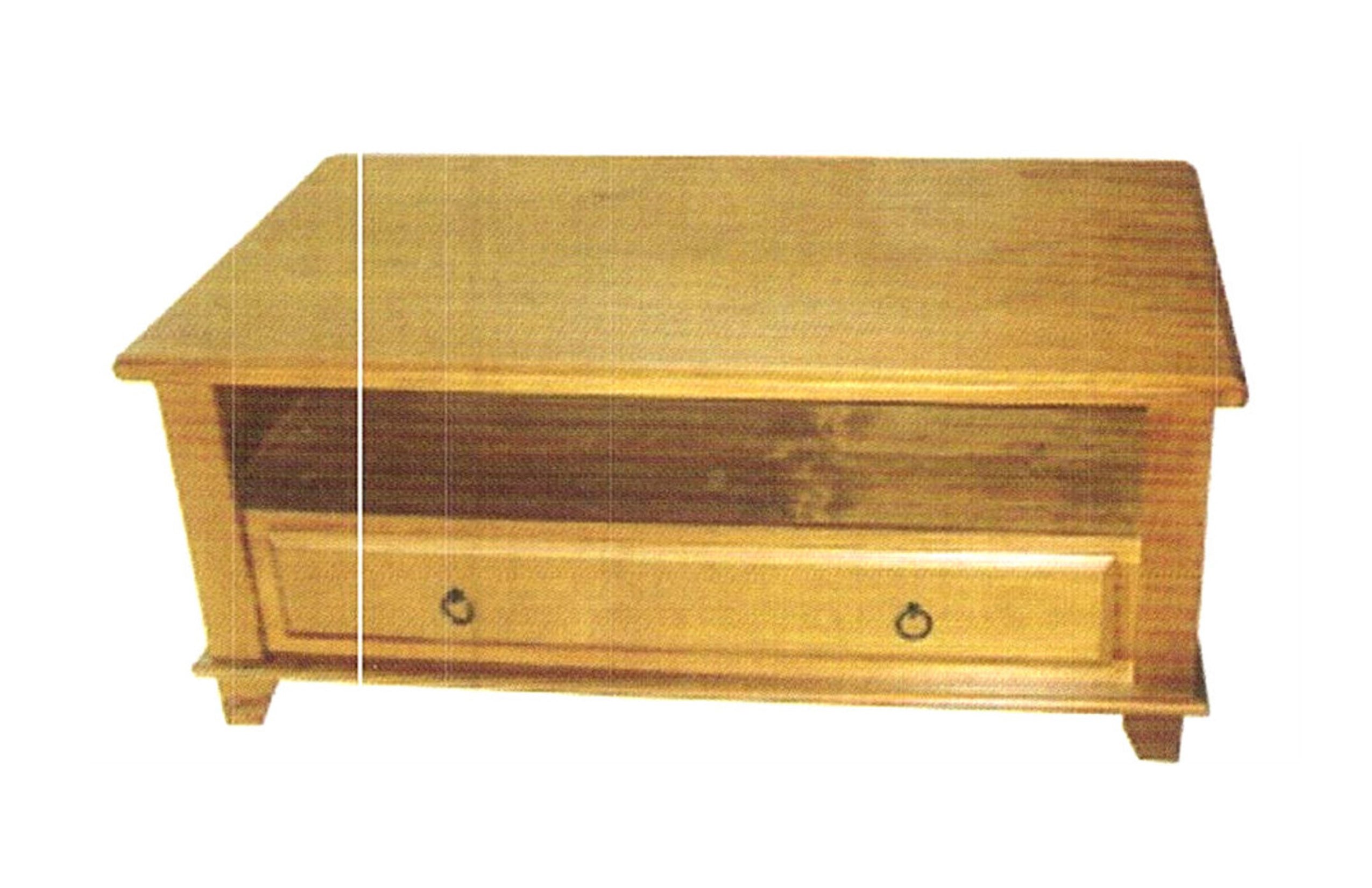 (WCOT-HB) COFFEE TABLE WITH 1 DRAWER AND SHELF -  1200(W) X 700(D)