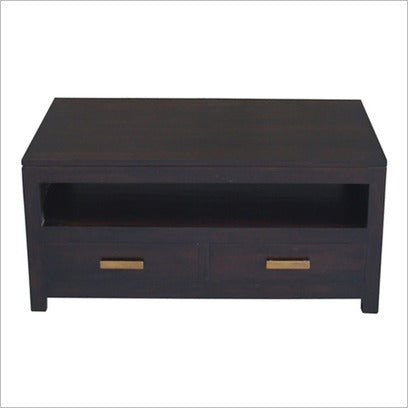 MILAN 4 DRAWER COFFEE TABLE (CT 004 PNM) -  1000(W) X 600(D) - MAHOGANY OR CHOCOLATE