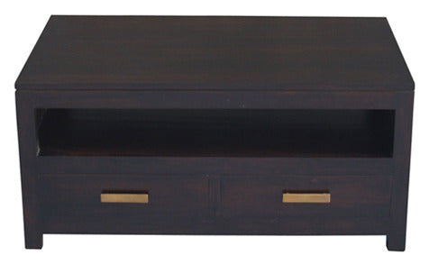 MILAN 4 DRAWER COFFEE TABLE (CT 004 PNM) -  1000(W) X 600(D) - MAHOGANY OR CHOCOLATE