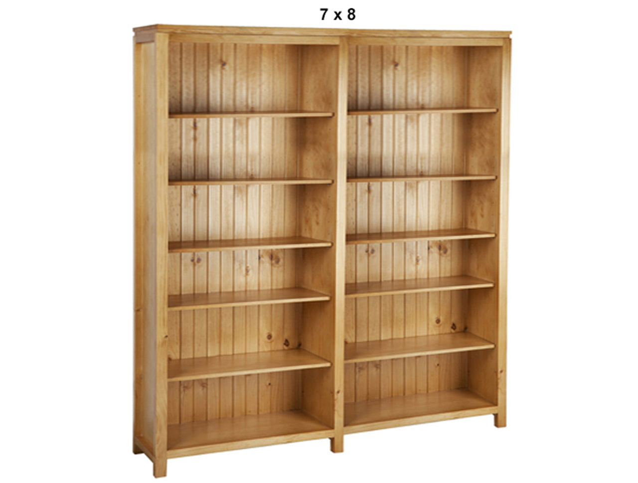 CALISTOGA (AUSSIE MADE) BOOKCASE PIGEON PAIRED COLLECTION - ASSORTED STAINED COLOURS - STARTING FROM $1399