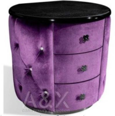  CLEMENTI  DOUBLE OR QUEEN 3 PIECE (BEDSIDE) BEDROOM SUITE  (MODEL: B016)  IN VELVET, LEATHERETTE OR LINEN UPHOLSTERY - ASSORTED COLOURS