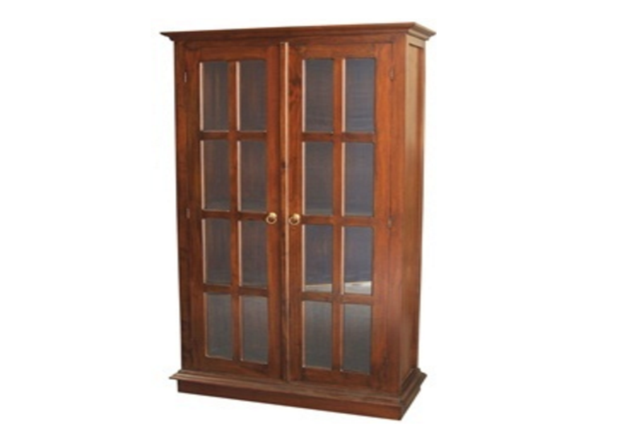 IRENE DISPLAY CABINET (DC200PN) - MAHOGANY OR CHOCOLATE