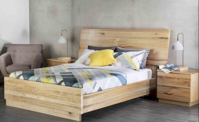   PASQUA KING 5   PIECE (DRESSER)  BEDROOM SUITE - (MODEL-1-19-20-18-15)  - NATURAL