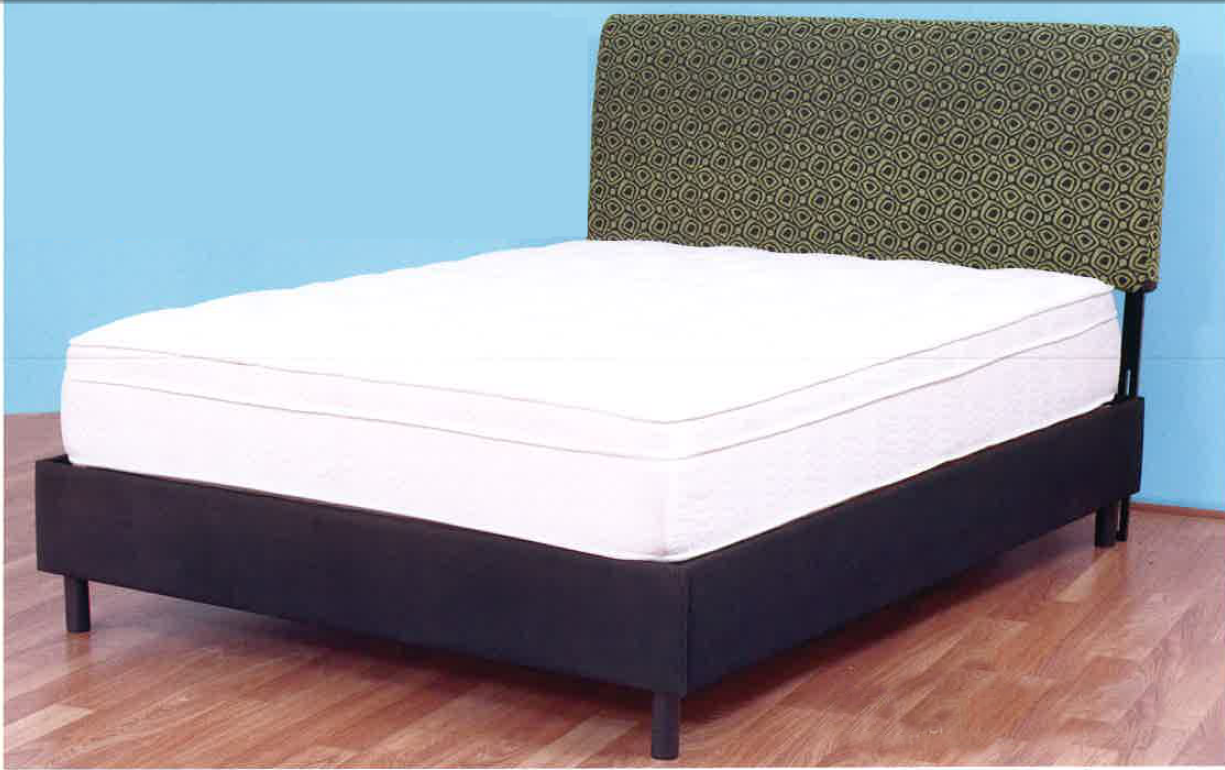  QUEEN BERIMA FABRIC BED HEAD ONLY   - ASSORTED COLOURS (W/B FABRIC)