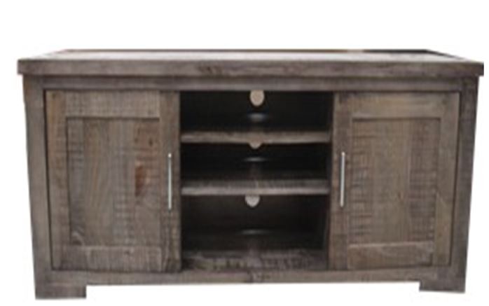 RUSTIC (AUSSIE MADE) 2 DOOR TV UNIT (RTTV-3) - 660(H) x 1650(W) - ASSORTED COLOURS