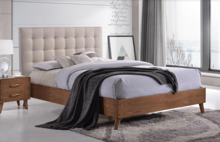 AMINA KING 3 PIECE BEDSIDE BEDROOM SUITE - (14-15-15-19-1) - 2 TONE