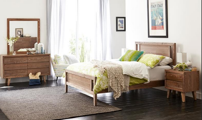 OHKLAHOMA KING 5  PIECE  DRESSER   BEDROOM SUITE  ( MODEL 1-19-3-5-14-19-9-15-14)