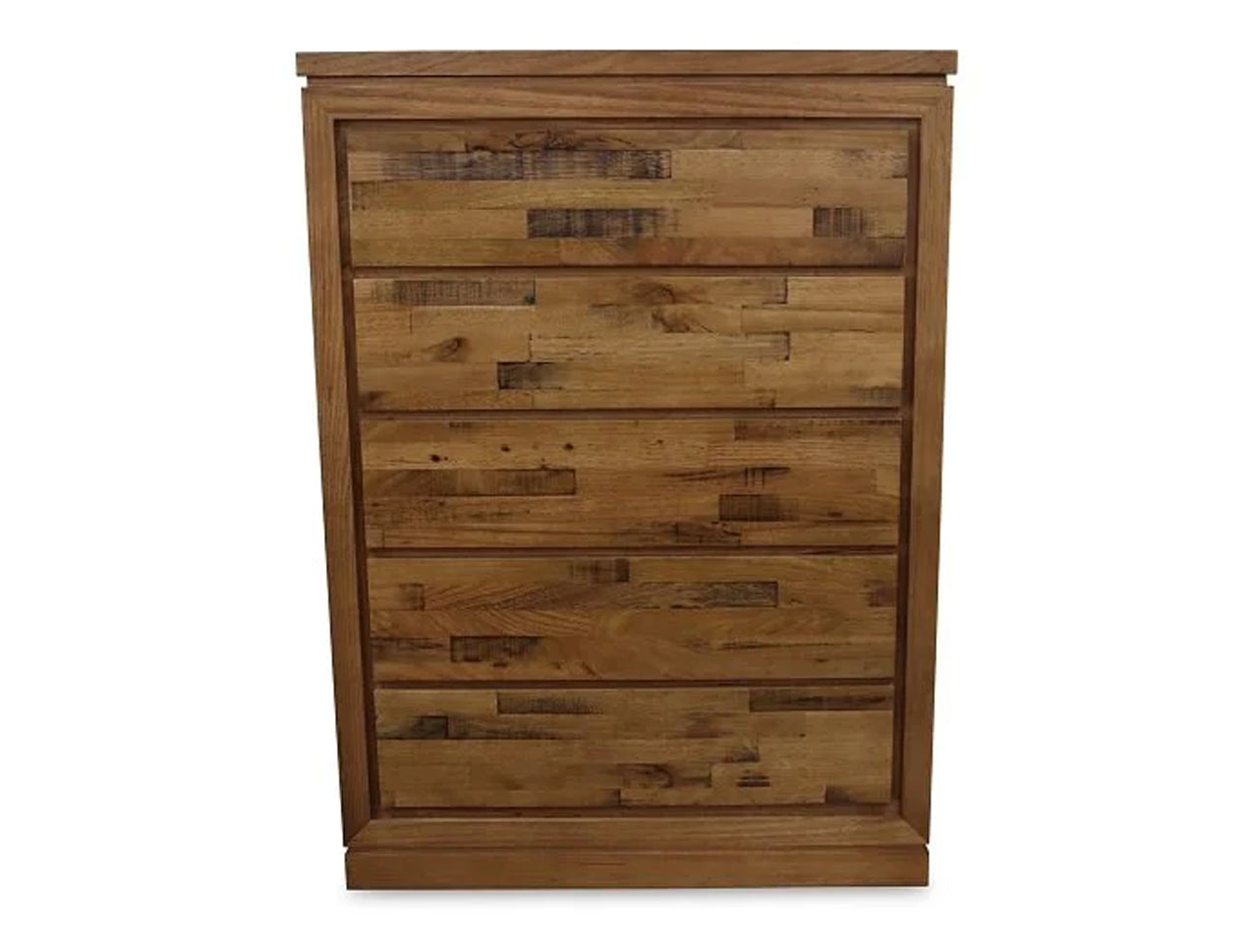 BERTROSE   TASMANIAN OAK TALLBOY  CHEST - (MODEL:3-1-18-12-9-19-12-5) - AS PICTURED